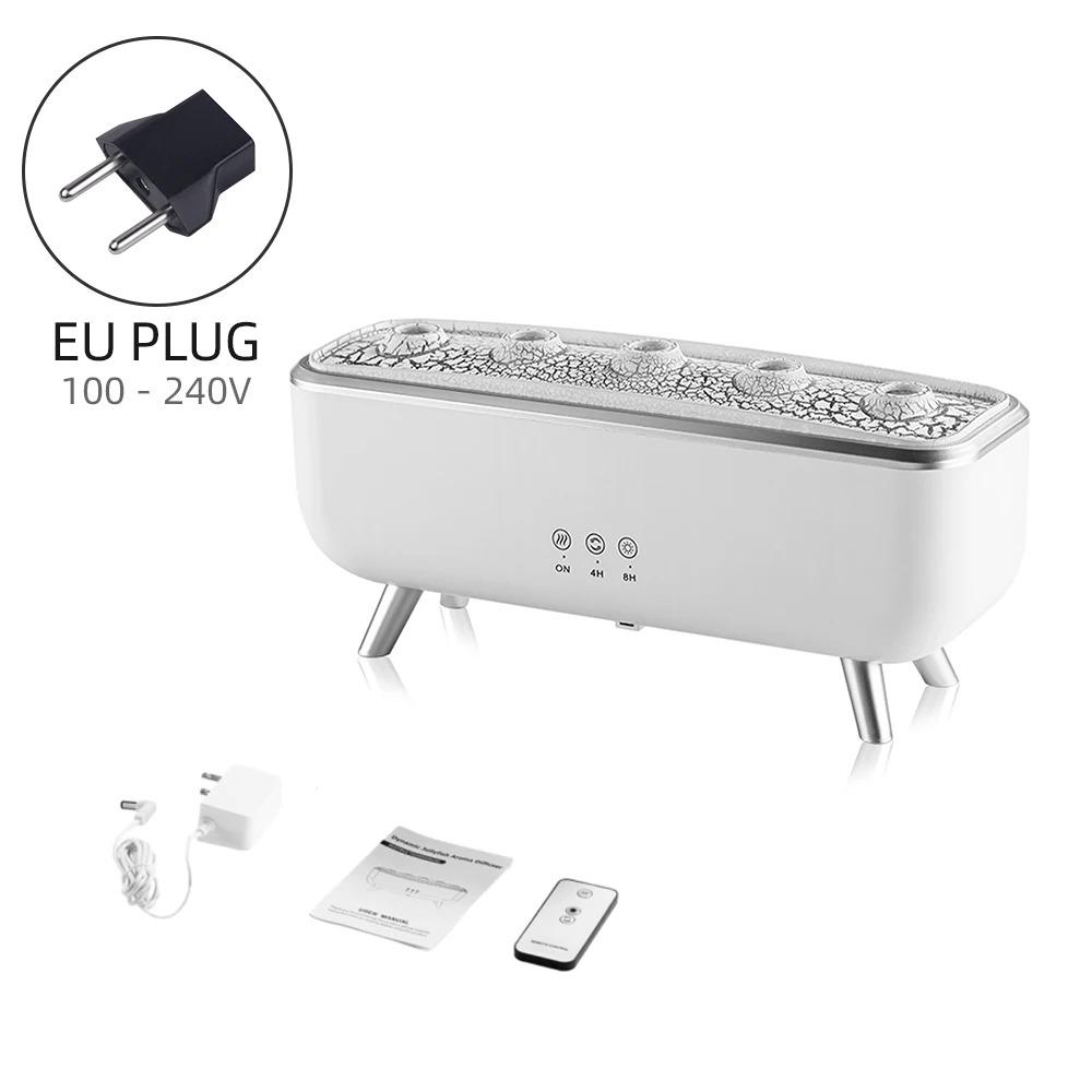 Динамический медуза Мульти-спрей Ладан Увлажнитель Настольный Дымовое кольцо Увлажнитель Бытовой 5-отверстие Туман Семицветная лампа Диффузор.