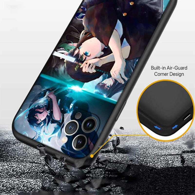 Demon Slayer Phone Case for Redmi Note 5 6 7 8 9 10 11 12 13 Pro Max Plus 12C 11S 10S 10T 10X 10A 10C 9S 9T 9A 9C Prime NFC 8T 7A 8A S2