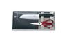 VICTORINOX Gift Set Knife Kitchen Scissors Multi 17cm Swiss Classic Petty Knife + 6.9003.2G-X1