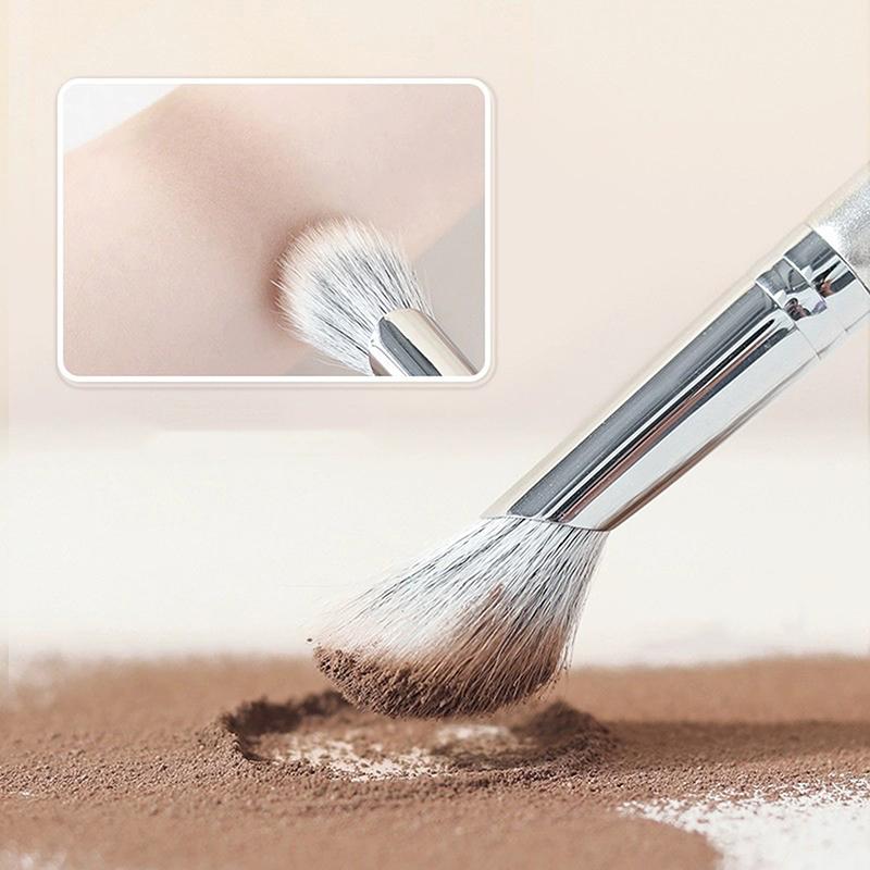 Скошенная кисть для румян Пудра Румяна Крем Жидкие румяна Кисть для макияжа Скошенная Точная кисть для румян Инструменты для макияжа Инструмент для красоты