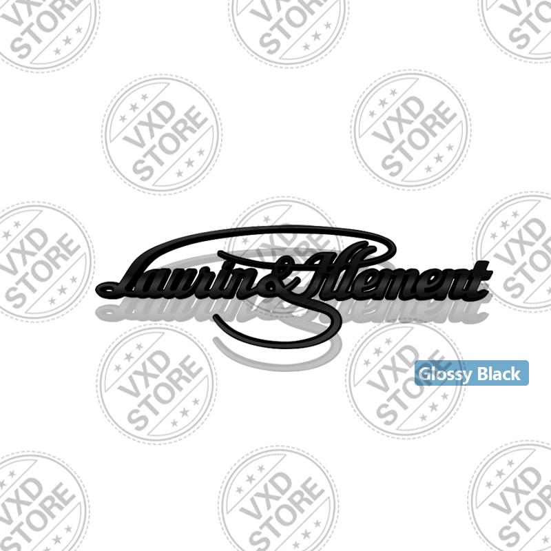 AAAIY1 For L&K Laurin & Klement Kodiaq Octavia Superb Scala Karoq skoda Car 3D Metal Badge Decals Sticker Car Rear Trunk Emblem