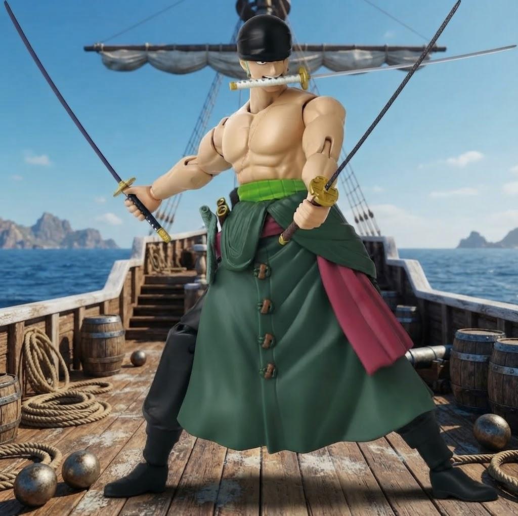 Фигурка Ророноа Зоро из One Piece: Легендарный Герой Стиля Трех Мечей