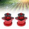 2pcs Industrial Straight Sockets 125A 3 Phase IP67 Waterproof Flush Mounting 380415V(3P+N+E 5Pin )