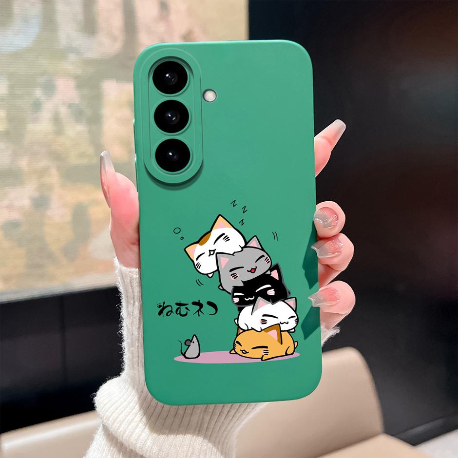 Чехол Для Samsung Galaxy S26 Plus Ultra Мультяшный Цветочный Узор Силиконовый Защитный Чехол Для SamsungGalaxyS26 Plus S26Ultra Funda