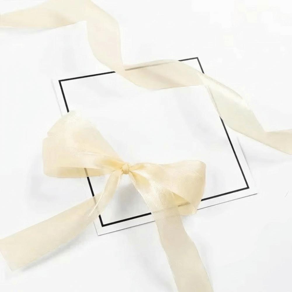 Translucent Chiffon Ribbons DIY Hair Clip Ribbons Beautiful Festival Gift Box Packing Ribbons
