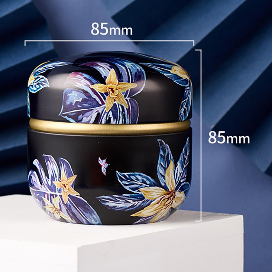 Пустая жестяная банка для чая, контейнеры для рассыпного чая с крышкой, герметичная банка, металлические банки для кофе и конфет, шкатулки для драгоценностей, банки для конфет, круглая банка