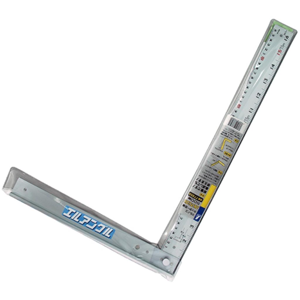 Shinwa Sokutei Circular Saw Guide Ruler, L-Angle, Handleless, 50cm, 77858