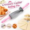 Non Stick Croissant Roller Detachable Handle Dough Roller Reusable Bread Mold  Bakery