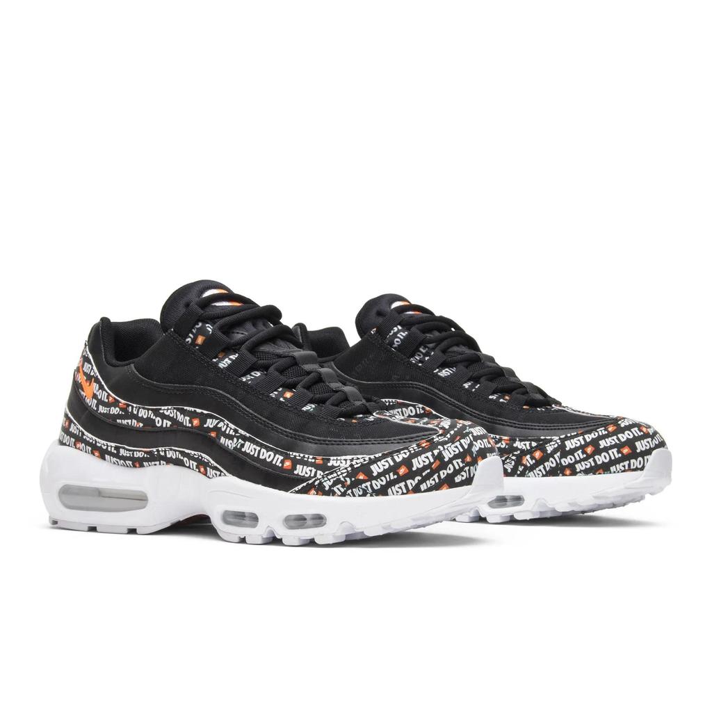 Nike Air Max 95 'Just Do It' (Unisex) black / black-white-total orange Running Shoes AV6246 001