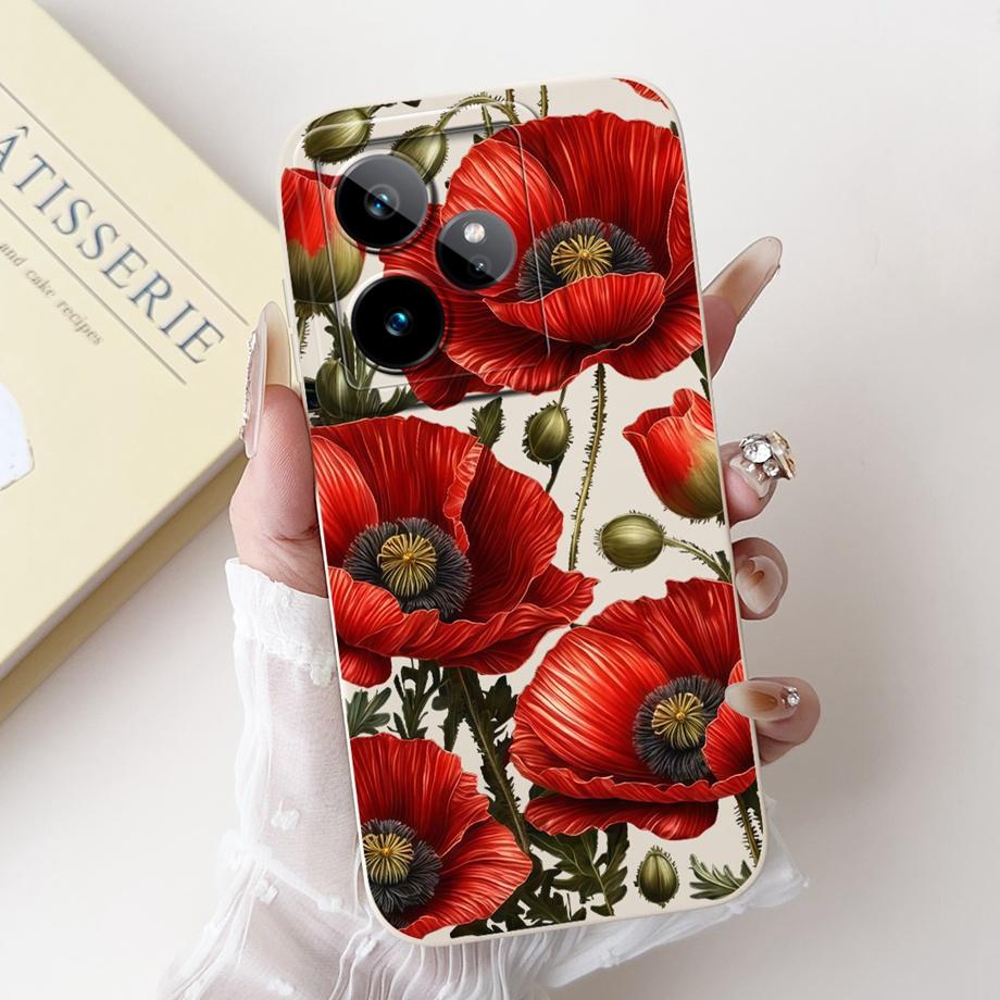 Чехол для Realme GT7 Чехол RealmeGT 7T Новый Конфетный Расписной Задняя Крышка Ударопрочный Мягкий ТПУ Чехол для Телефона Для Realme GT 7 Pro GT7 T GT7T Оболочка