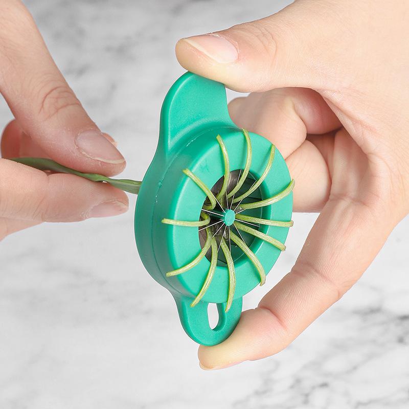 Shred Silk Knife Slicer Scallions Cutter Food Onion Chopper Vegetable Grater Cuisine Outils Onion Shredder Kitchen Gadgets