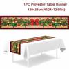 Navidad Gift Christmas Table Runner Xmas Party Merry Christmas Decorations  Party Ornament