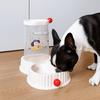 Cartoon Automatic Dog Feeder Plastic Pet Water Fountain Dog Feeding Bowls  For Cats Dogs