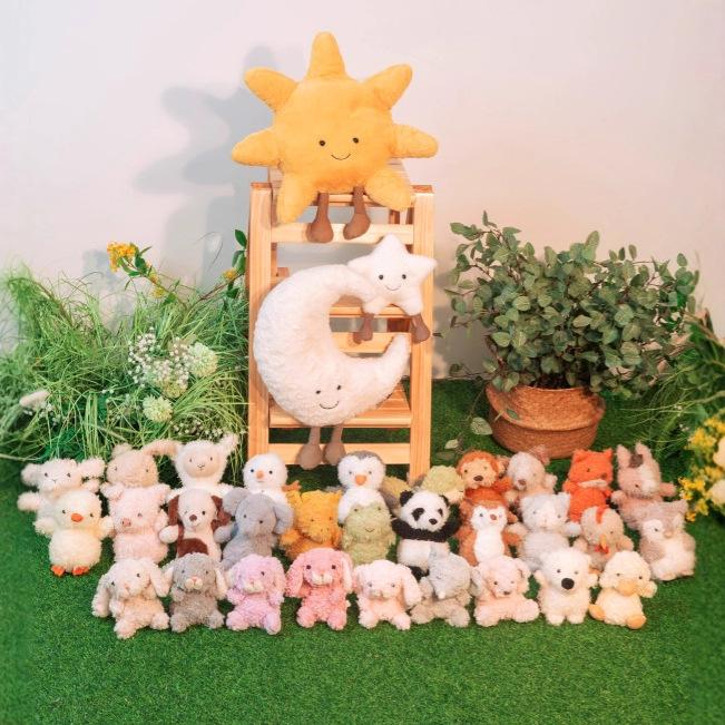 Jellycat Sweet Series: Rabbit, Duck, and Mouse Plush Dolls