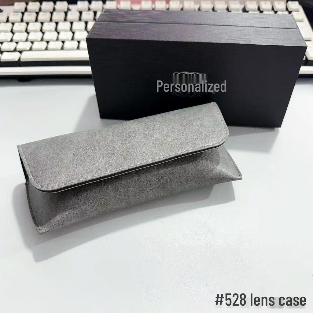 Multi-color Anti-slip Eyeglass Case with Chain and Cloth for Prescription and Reading Glasses