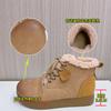Fleece Flat-soled Snow Boots 2025 Winter New Casual Cotton Shoes Retro Versatile Women's Shoes Platform Heightening Boots Women