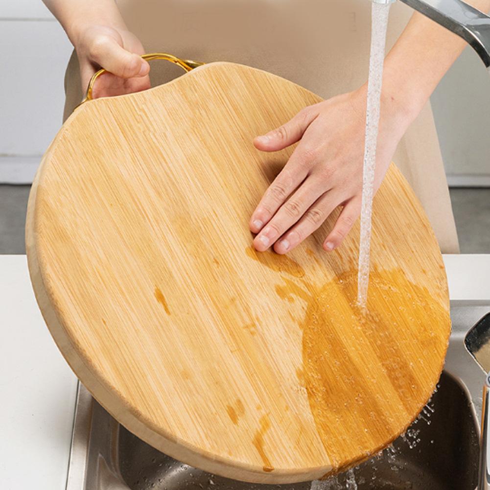 34x34x3cm Bamboo Cutting Board Kitchen Chopping Board for Cutting Vegetables Fruits Bones