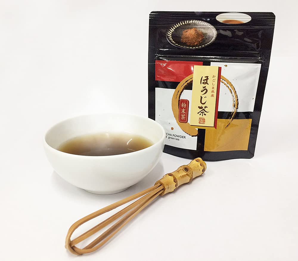 Набор для дегустации пакетиков порошка Wakoen Матча Генмай и Ходзича Чай Кагосима Порошковый Зеленый Порошковый Коричневый Жареный Растворимый Холодный Генмай Коричневый Рис Матча