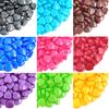 Изысканные бусины «сделай сам», принадлежности для ручной работы, ювелирные аксессуары для изготовления ювелирных изделий, акриловые разноцветные бусины с плоским сердцем, 50 шт., ручные аксессуары