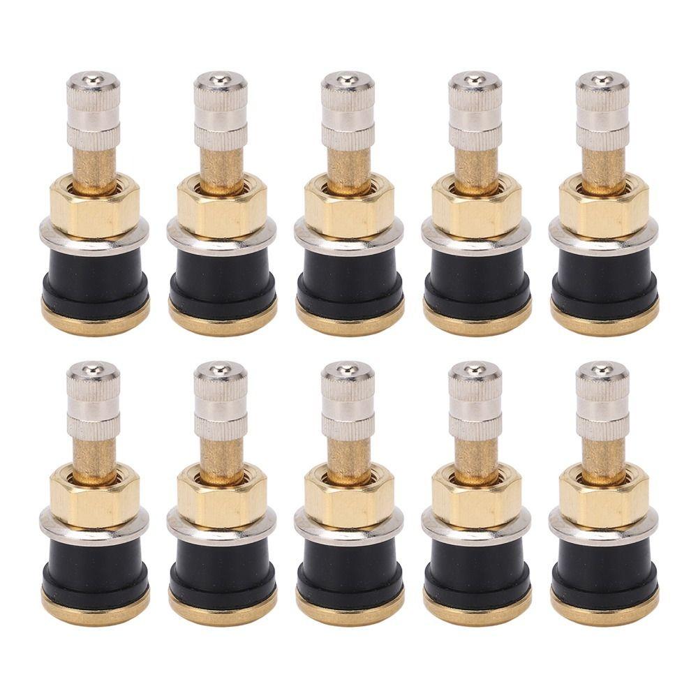 10PCS/20PCS Anti-Rust Truck Valve Stems Brass Material Tubeless Truck Valve Stem Tire Shop