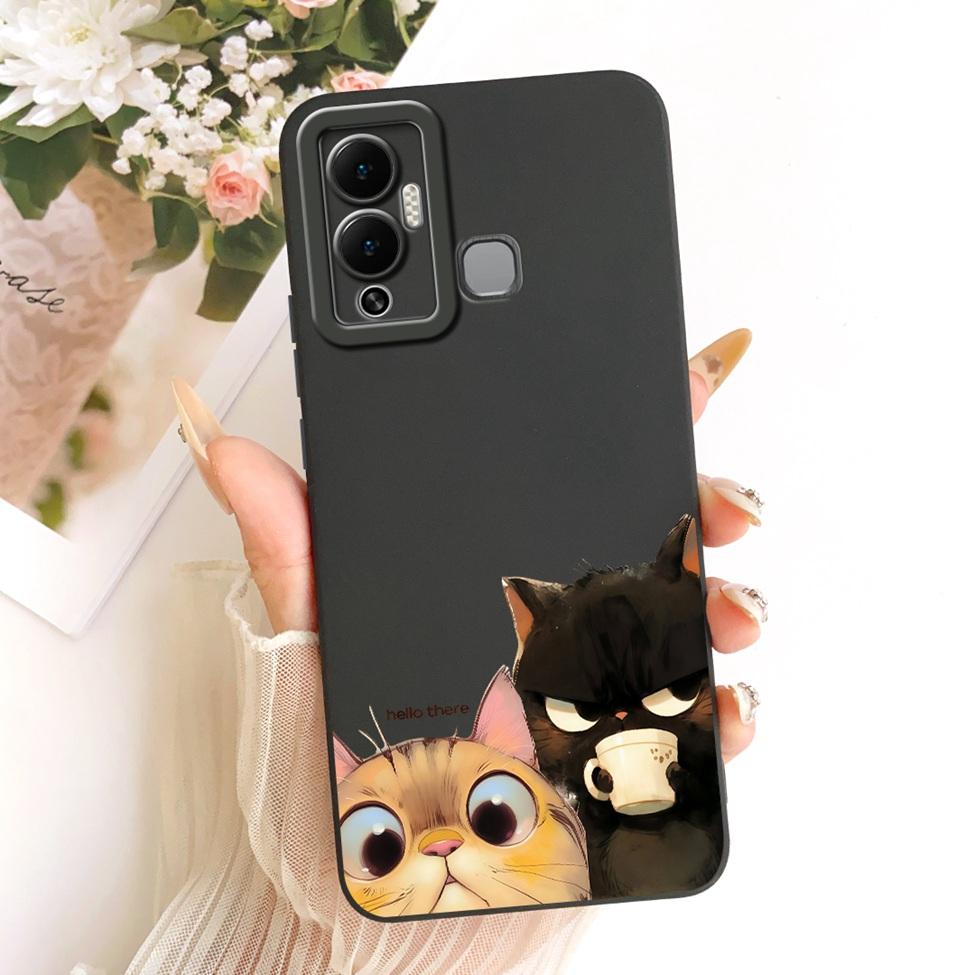 Чехол Для Infinix Hot 12 Play Чехол Модный Мультяшный Милый Забавный Расписной Силиконовый Чехол Для Телефона Для Infinix X6816 X6816C