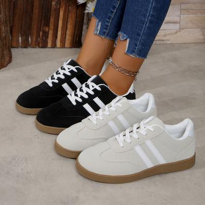 Модные женские кроссовки 2025 Новый тренд Повседневные кроссовки на плоской подошве Женская мода Комфорт Вулканизированная платформа Женская обувь Zapatos De Mujer