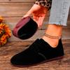 Women's Shoes  Plus Size Lace Up Women's Flats Outdoor Casual Flats Women Round Toe Soft Bottom Ladies Shoes  Mujer