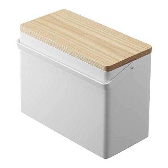 Yamazaki Jitsugyo 5288 First Aid Kit White Approx. W27XD14XH20cm Tower Movable Tray with Handle