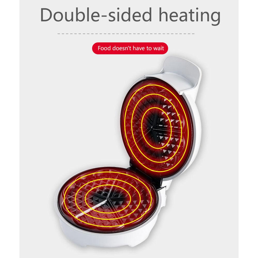 1000 Вт электрическая вафельница машина мини 110 В 220 В антипригарное автоматическое приготовление в форме сердца духовка для выпечки противень для дома дети жаровня