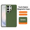 Оригинальный плетеный магнитный чехол для Samsung Galaxy S26Ultra S25 S24 Официальный для беспроводной зарядки Magsafe Защитная крышка