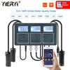 Yieryi WiFi Tuya Smart PH ORP TDS EC SALT S. G TEMP CF Monitor Meter Online Aquarium Water Quality Tester Data Logger Controller