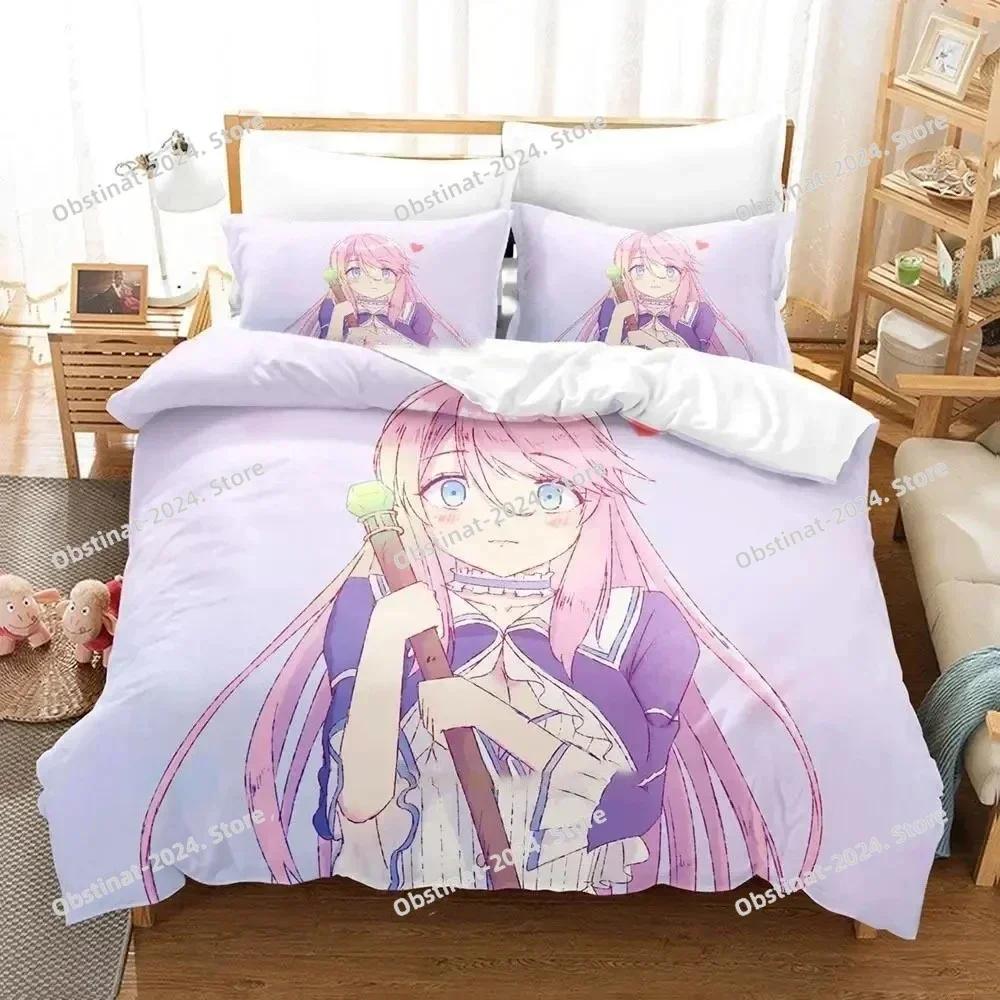 Anime Redo of Healer Bedding Set Boys Girls Twin Queen Size Duvet Cover Pillowcase Bed Kids Adult Fashion Home Textile