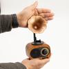 Retro Mini Gramophone Speaker – Bluetooth & FM Radio – 5 watt x 1