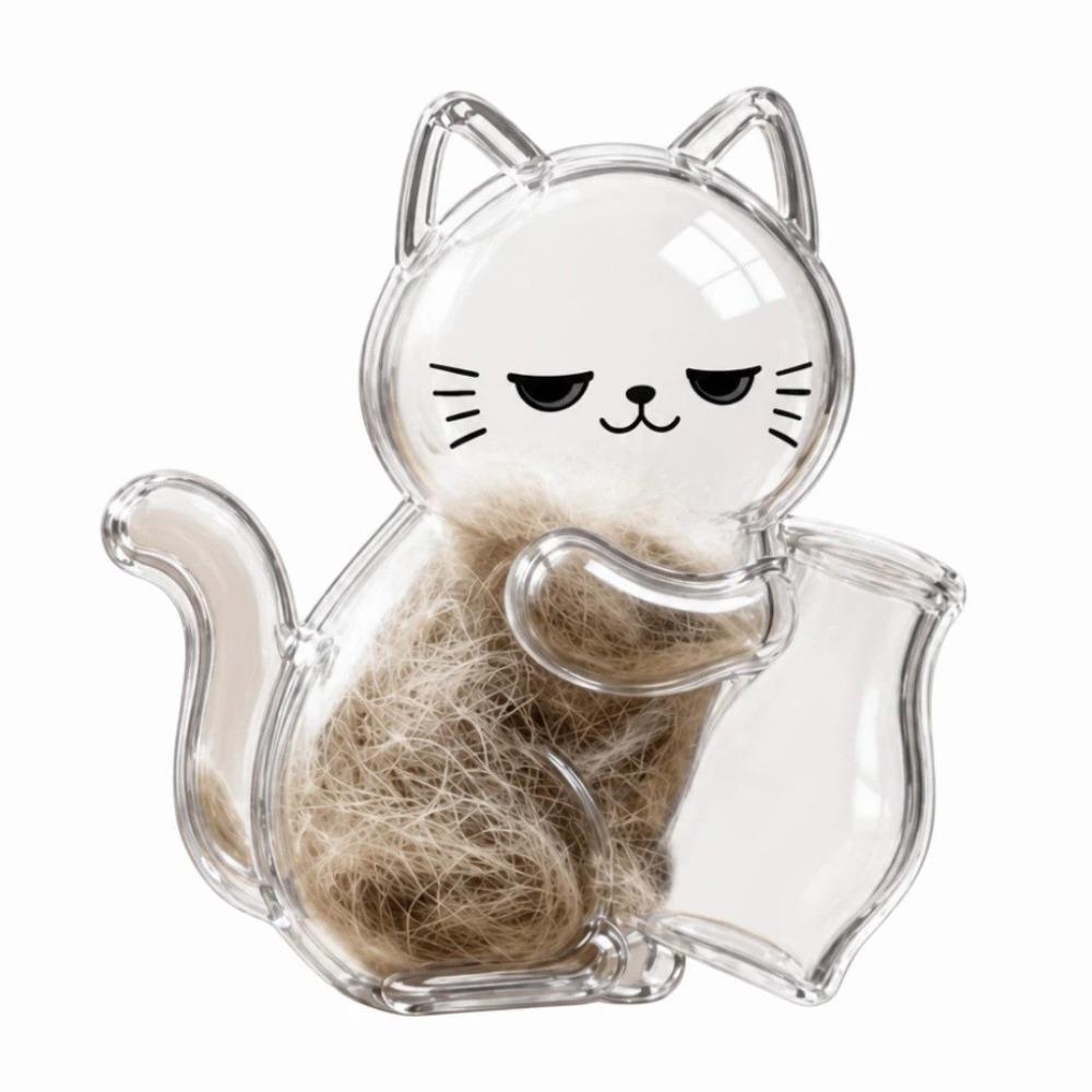 DIY Pet Hair Keepsake Box Transparent Pet Memorial Container  Pet Souvenirs