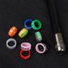 10pcs Silica Gel Protector Fishing Rod O-shaped Ring Protective Case Fishing Tackle Anti-Slip Ring