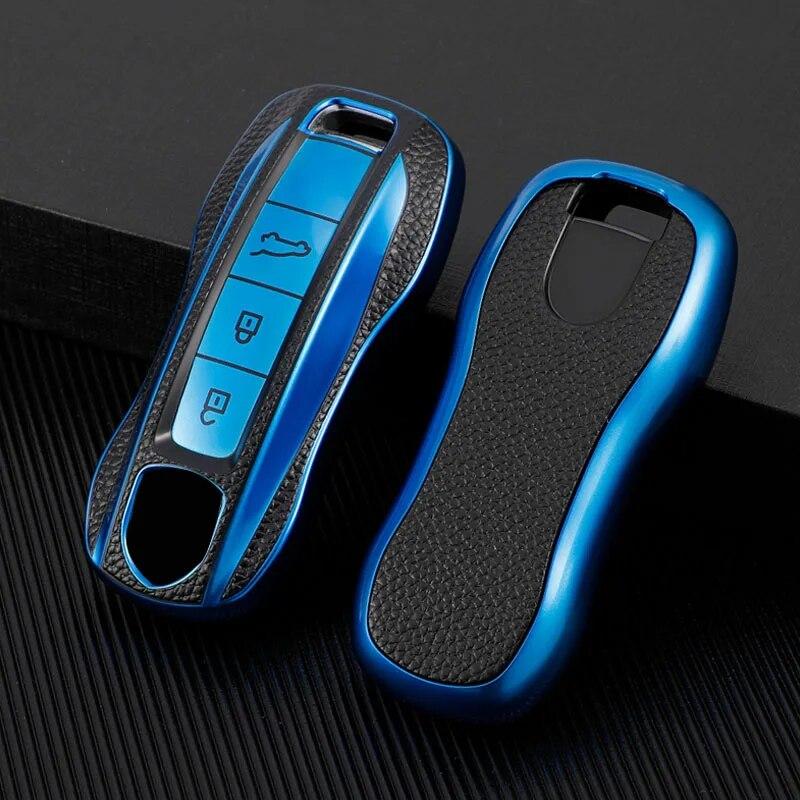 Чехол для автомобильного смарт-ключа, чехол-держатель для Porsche Cayenne 958 911 Lepin 996 Macan Panamera 997 944 924 987 987 Gt3 Cayman 987