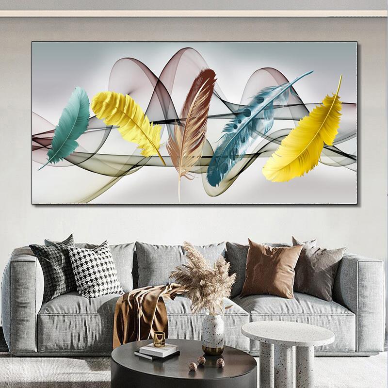 Скандинавские абстрактные золотые листья гинкго, холст, живопись, постеры и принты, настенные художественные фотографии, современный домашний декор для гостиной, без рамки