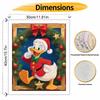 Disney Christmas wreath oil painting hand painting coloring painting handmade diy home decoration gift