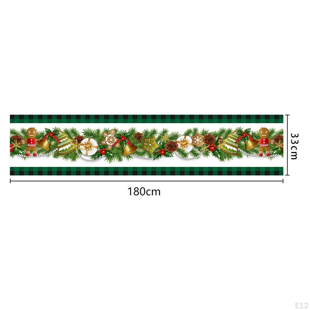 Christmas Table Runner - Stylish Holiday Decoration for Dining Dresser