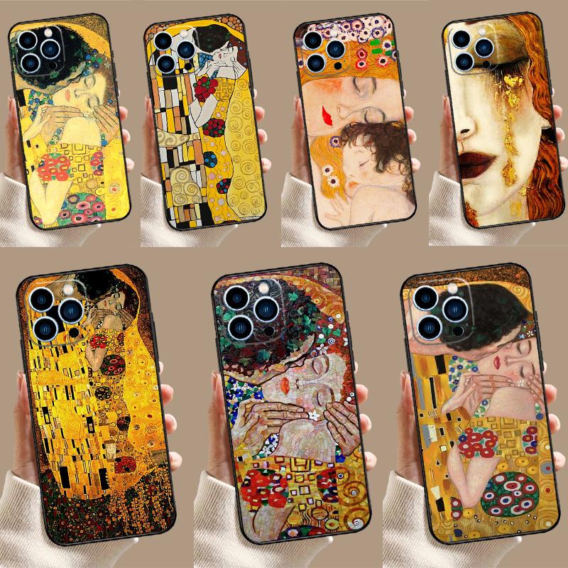 Чехол Gustav Klimt Kiss Art для Realme 15 Pro 10 11 12 13 14 Pro Plus GT6 GT7 C51 C53 C55 C61 C63 C65 C67 C71 C75
