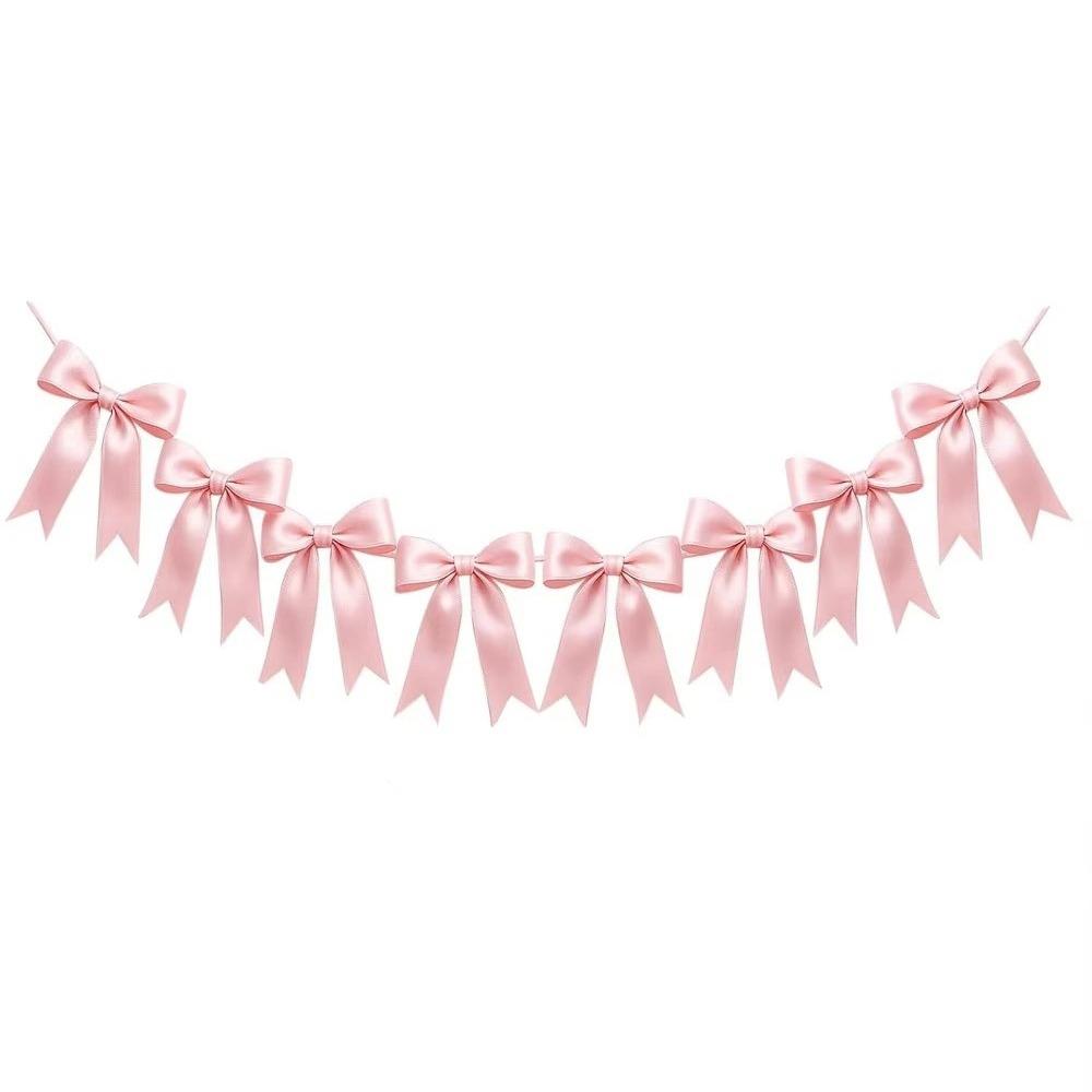 Bowknot Bowknot Garland Satin Ribbon Garland New Bow Garland Banner Wedding Decor