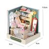 Miniature Doll House Handmade 3D Puzzle Assembly Building Model Kit Creative Room Bedroom Decoration With Furniture Wooden Craft