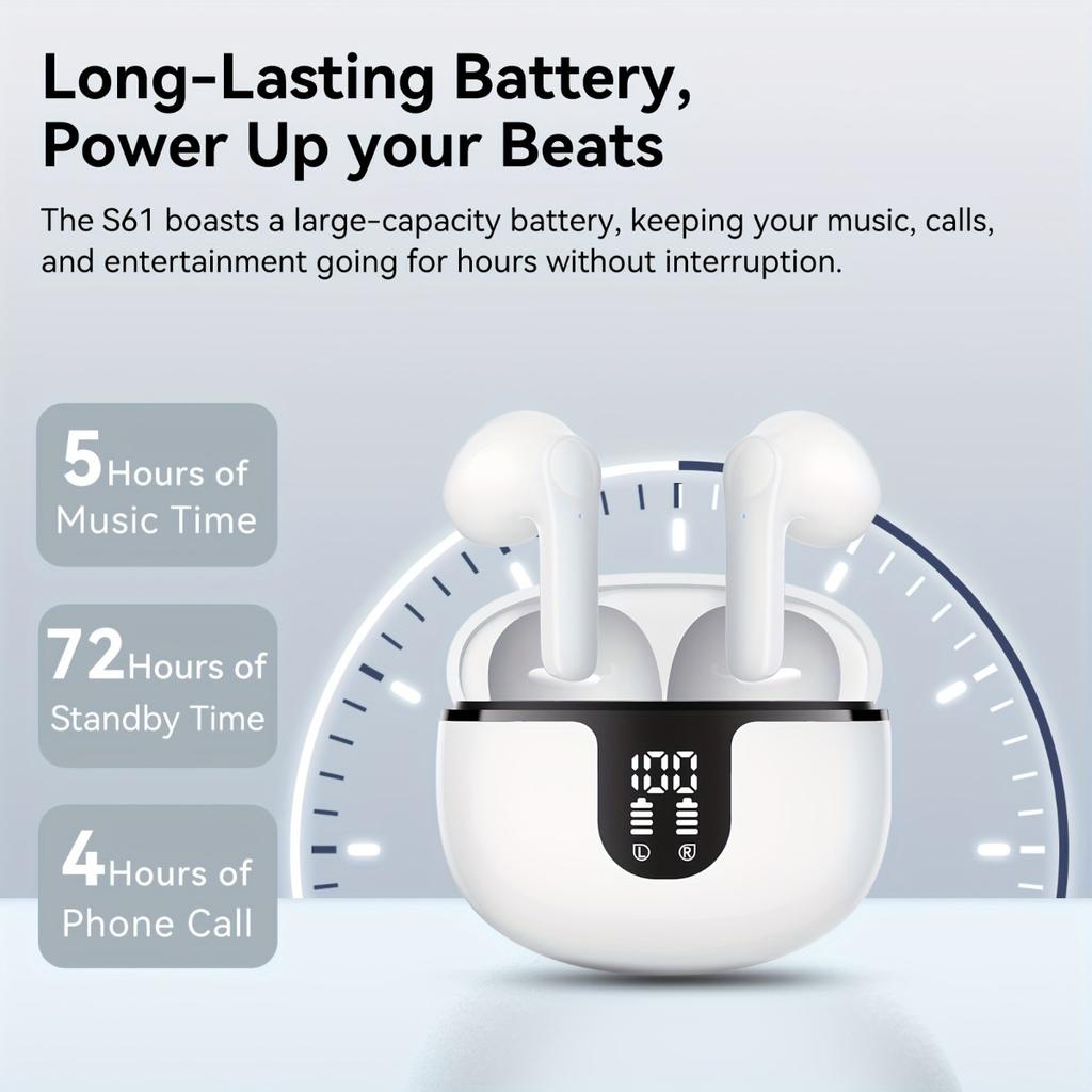 Беспроводные наушники-вкладыши, качество звука HIFI, по-настоящему беспроводные, многонаправленный стереозвук, низкая задержка, автоматическое подключение