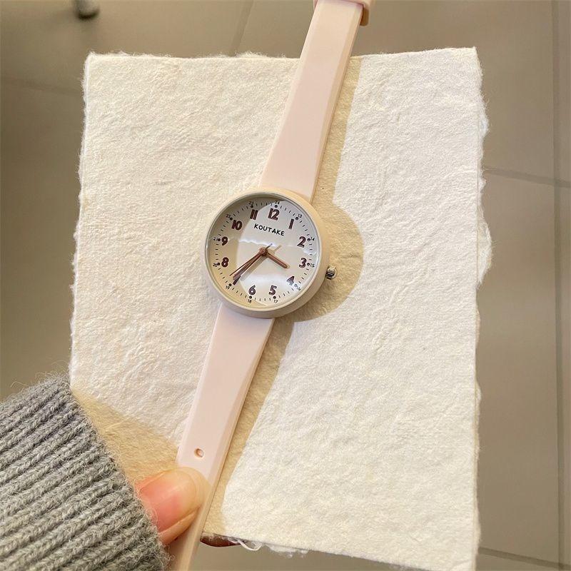 Ladies Watch Ins Campus Wind Junior High School Student Niche Simple Quartz Watch