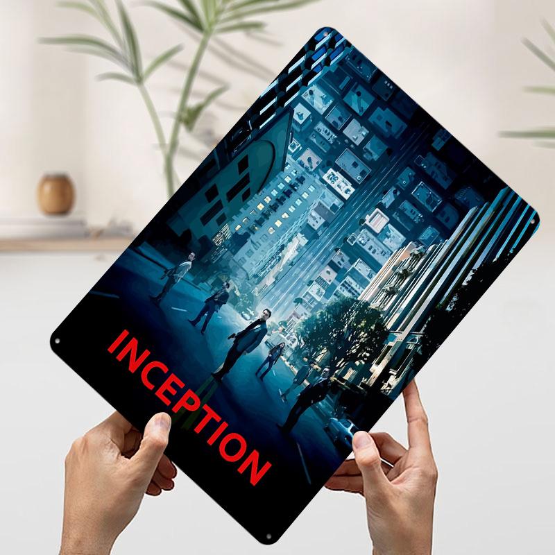 Inception Tin Plaque Poster Customized Wall Art Retro Vintage Metal Signs for Man Cave Decoration At Home Decor Items Wand Deko