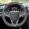 Черный Нескользящий мягкий чехол на руль из искусственной кожи для Opel Insignia OPC GrandSport 2013-2018 Buick Regal GS 2014-2016