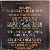 LP Record JOHANNES BRAHMS, PHYLLIS CURTIN, JE - A German Requiem (Sung In English) XSM59565 Columbia Master 1963 US Classical Used