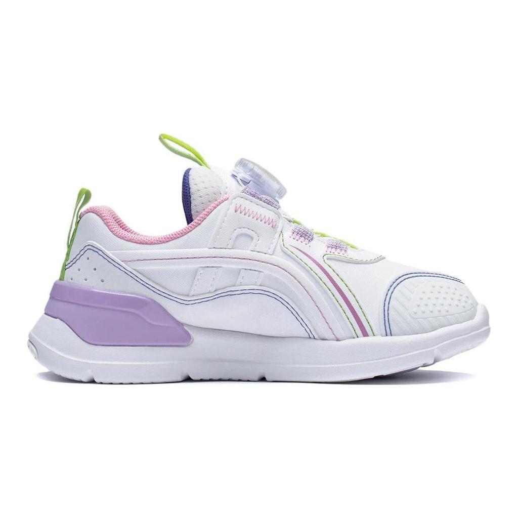 Li Ning Удобная амортизирующая износостойкая повседневная обувь Детская обувь Стандарт-белый YKNT004-14