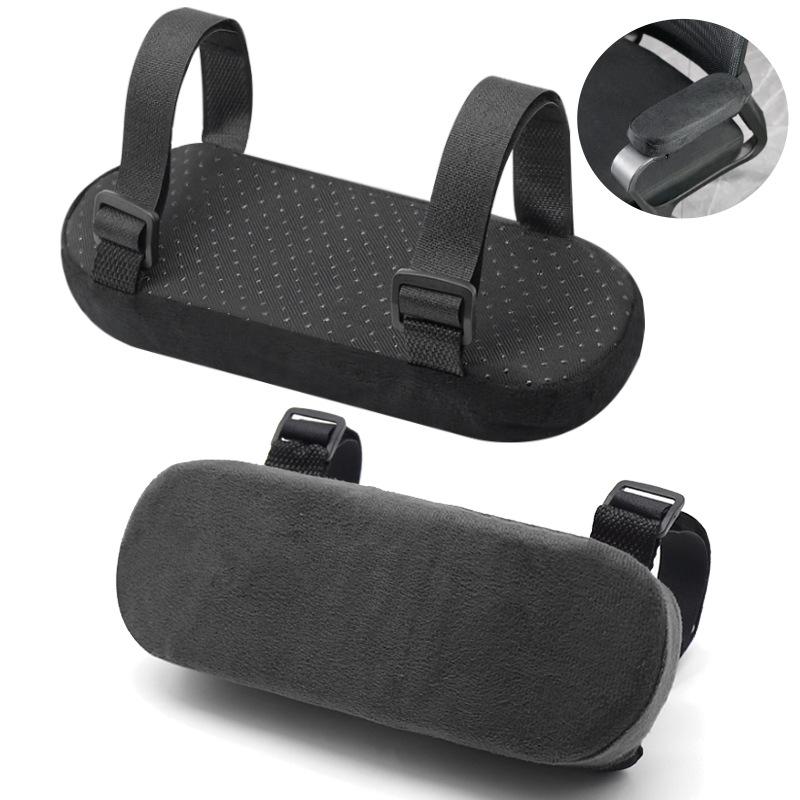 1Pc Elbow Support Cushion for Arm Memory Foam Armrest Pads for Office Chair Pressure Relief Universal Fit Covers for Desk Chairs