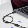 30 см USB 3.1 Type C Папа-Мама Кабель-удлинитель для зарядки и передачи данных Черный